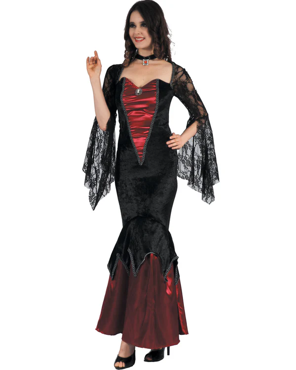 Vampiress Costume (Dress & Choker) | 093066