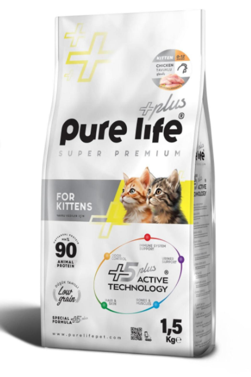 Pure Life Dry Cat Food KITTEN CHICKEN - 1.5kg