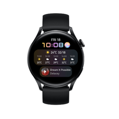 HUAWEI WATCH 3 BLACK FLUOROELASTOMER STRAP l