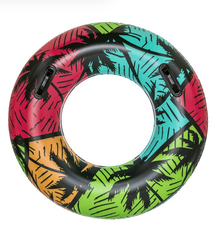 Bestway Inflatable Neon Tropic Swim Ring - Palm Paradise | P-36350
