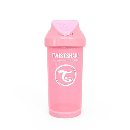 Twistshake 360ml Straw Sippy Cup - Pastel Pink | TWI78588