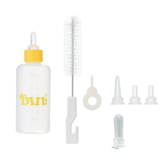 Pet Nursing Feeding Bottle with Brush - Yellow - 90 ml | PET-FB-YLW01