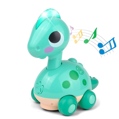 Mola Dinosaur Rolling Toy - Toddler Push & Roll Figure - Green | 6110