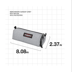 EASTPAK Benchmark Single Pencil Case - Sunday Grey | EK372363