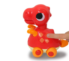 Mola Dinosaur Rolling Toy – Toddler Push & Roll Figure - Red | 6110