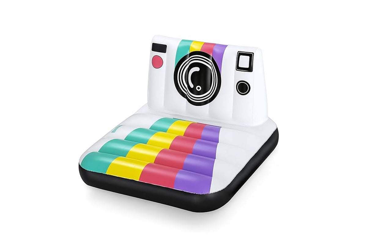 Bestway Inflatable Pool Float - Retro Camera Design | P-43656
