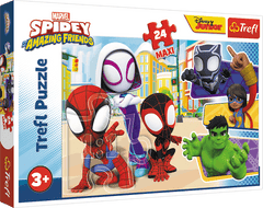 Trefl Marvel Spidey and His Amazing Friends - Maxi 24-Piece Puzzle | 14348