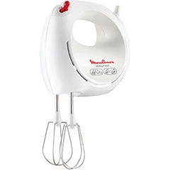 Moulinex Hand Mixer 200W - 2 Speed - White | HM2501B1