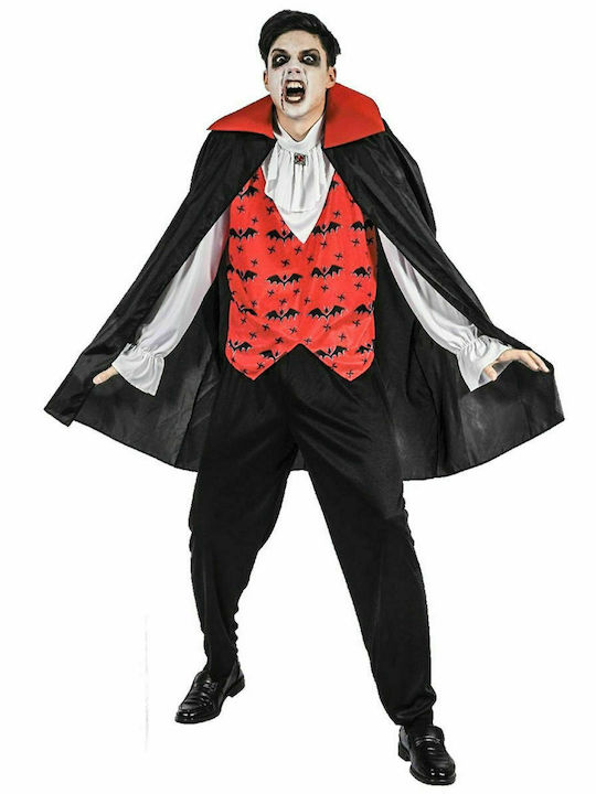 Vampire Costume (Cape, Shirt with Dicky & Pants) | 093111