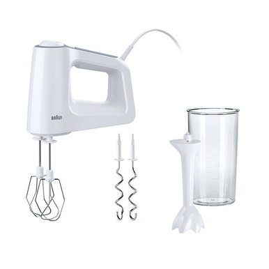 Braun MultiMix 3 Hand Mixer - White | HM3105