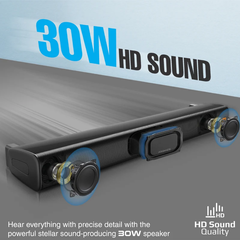 Promate 30W BassBoost™ SoundBar with Subwoofer | STREAMBAR-30.EU