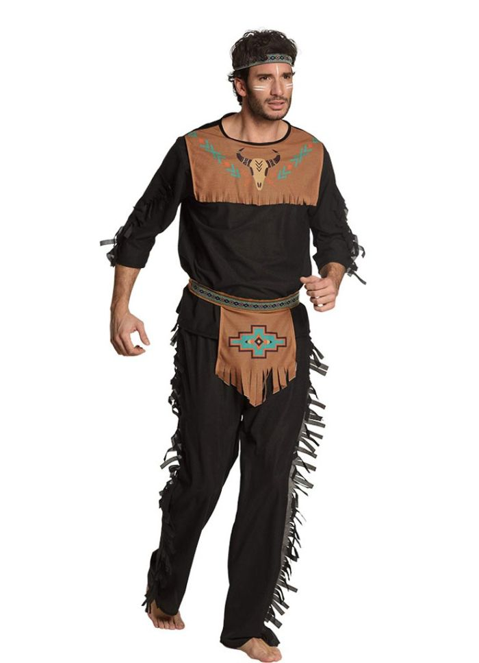 Indian Costume (Tops, Pants, Headband & Belt) | 093258