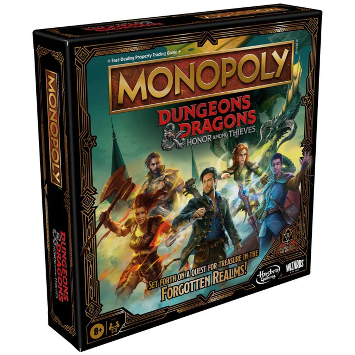 Hasbro - Monopoly Dungeons & Dragons Movie Edition Board Game | HBGMF6219E