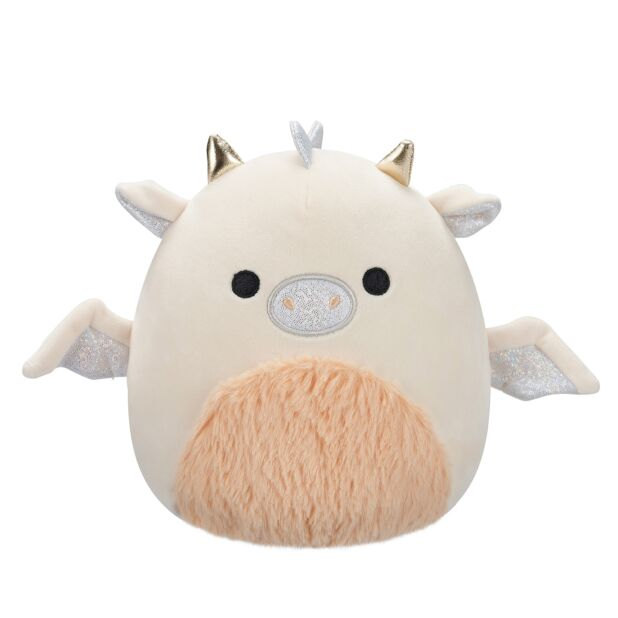 Squishmallows تنين كريمي وخوخي "باك" مقاس 7.5 بوصة | SQCR07646