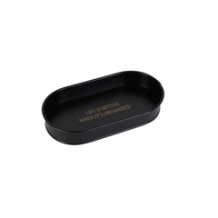 Karaca Home Sylvia Decorative Tray Organizer 29cm [Black] | 153.09.01.4823