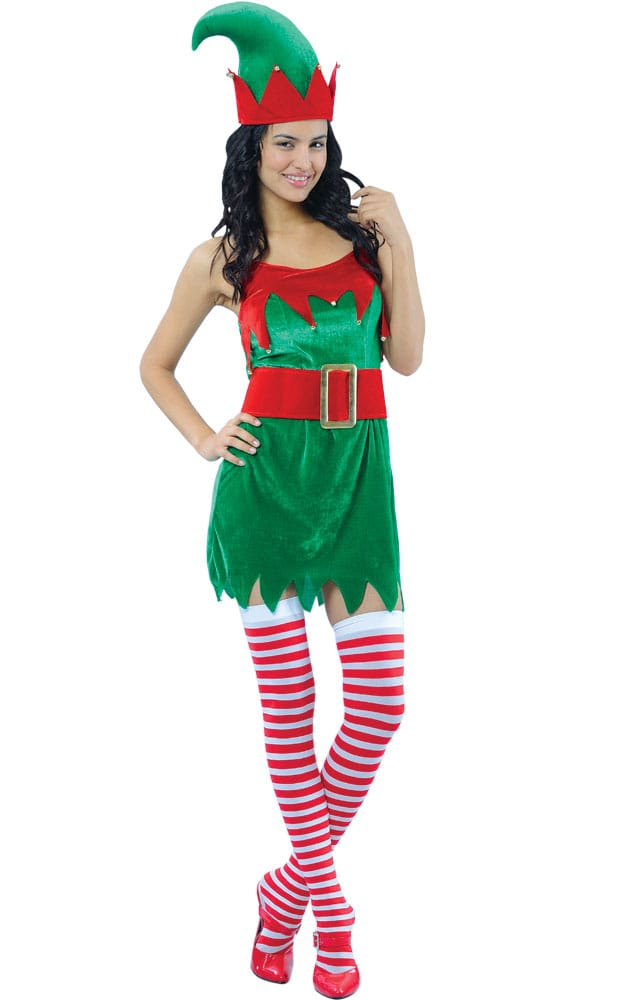 Elf Costume (Dress, Hat & Belt) | 086703