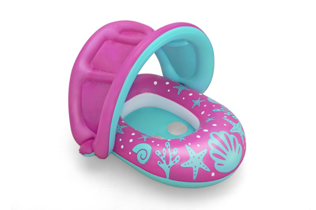Bestway Inflatable Baby Boat with Sunshade - Pink | P-34091
