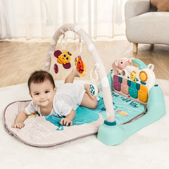Hola Musical Baby Play Mat with Piano & Hanging Toys | HE898900