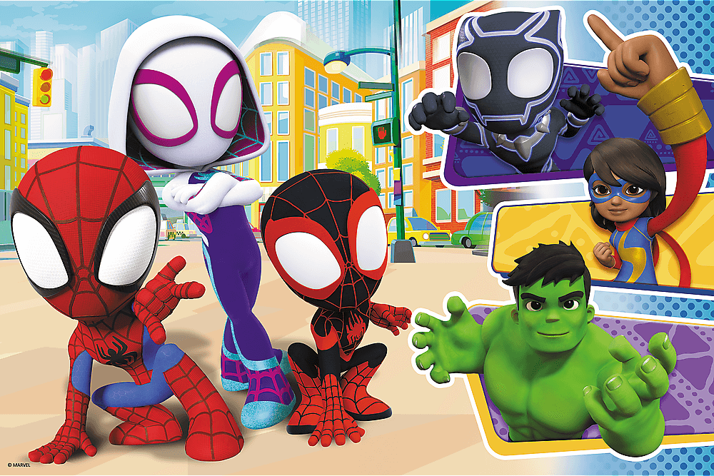 Trefl Marvel Spidey and His Amazing Friends - Maxi 24-Piece Puzzle | 14348
