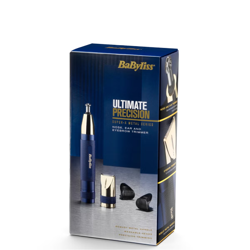 Babyliss Super-X Metal Nose, Ear & Eyebrow Trimmer | E112E