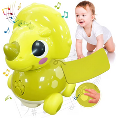 Mola Dinosaur Rolling Toy - Toddler Push & Roll Figure - Yellow-Green | 6110