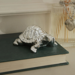 Karaca Home Tiny Turtle Decorative Object [Silver] | 8680214382639