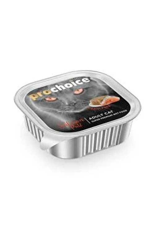 Prochoice Salmon Pate Grain Free Adult Cats Alu Tray 100 Grs | P3042