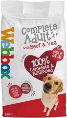 Webbox Complete Dog Food, Beef & Vegetables 2.5kg | 2474