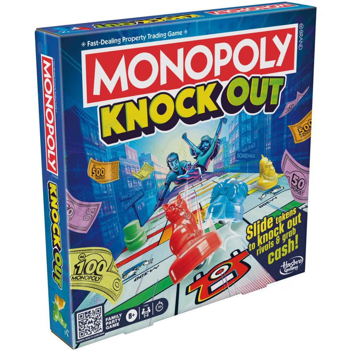 Hasbro - Monopoly Knockout Family Party Game (English Edition) | HBGMF8995E