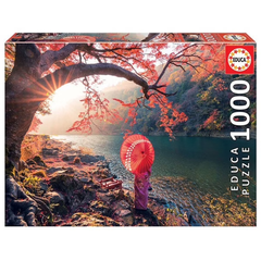 Educa Japanese Autumn Lake 1000-Piece Puzzle | 18455