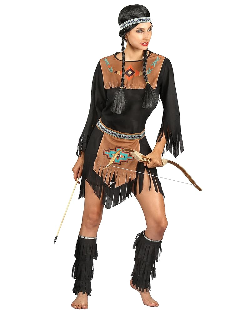 Indian Costume (Dress, Belt, Leg Warmers & Headband) | 093263
