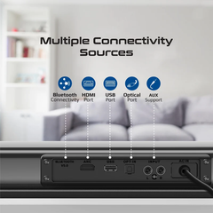 Promate 30W BassBoost™ SoundBar with Subwoofer | STREAMBAR-30.EU
