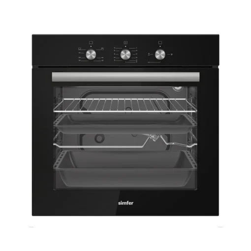 Simfer B6102.TGRSP Built-in Gas Oven Black | MFA1-6102TGRSP