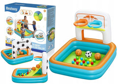 Bestway Inflatable Basketball Play Center - With Balls & Dual Hoops | P-52728