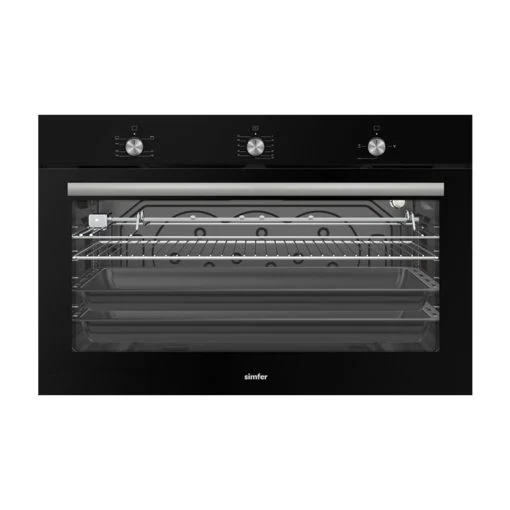 Simfer MFA1-9102TGRSP Built-in Gas Oven Black | MFA1-9102TGRSP