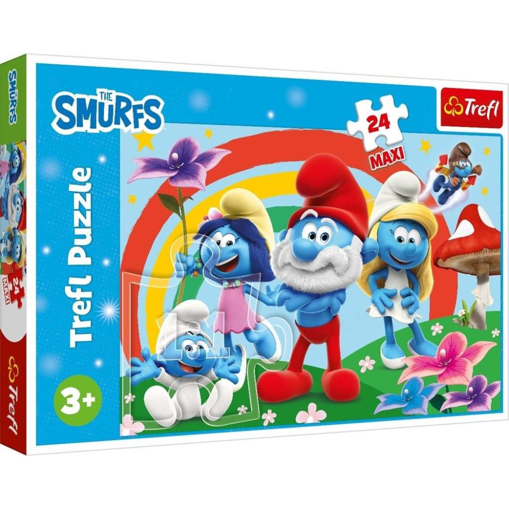 Trefl The Smurfs Maxi 24-Piece Puzzle | 14374