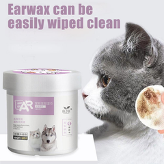 مناديل تنظيف أذن الحيوانات الأليفة - 200 منديل | PET-EW-200