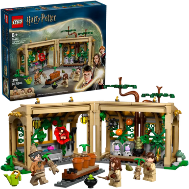 LEGO Hogwarts Castle: Herbology Class - Classroom Greenhouse Playset - 390 Pieces | 76445