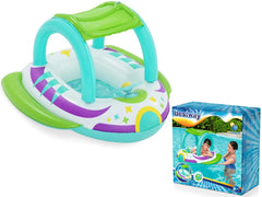 Bestway Inflatable Baby Boat with Sunshade - Spaceship Design | P-34149