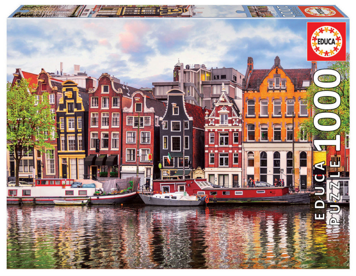 Educa Amsterdam Canal Houses 1000-Piece Puzzle | 18458