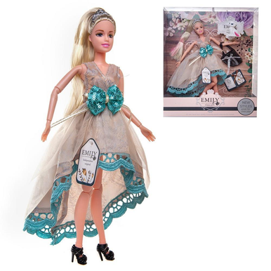 Emily Fashion Doll with Lace Dress & Accessories | QJ079B