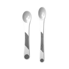 Twistshake 2x Feeding Spoons Straight 4+m - White | TWI78197