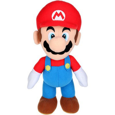 Super Mario Plush Toy 30 cm – Soft Stuffed Figure, Classic Red & Blue Outfit | 53