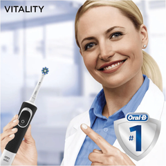 Oral-B Vitality 150 CrossAction Black Electric Rechargeable Toothbrush | D100.424.1