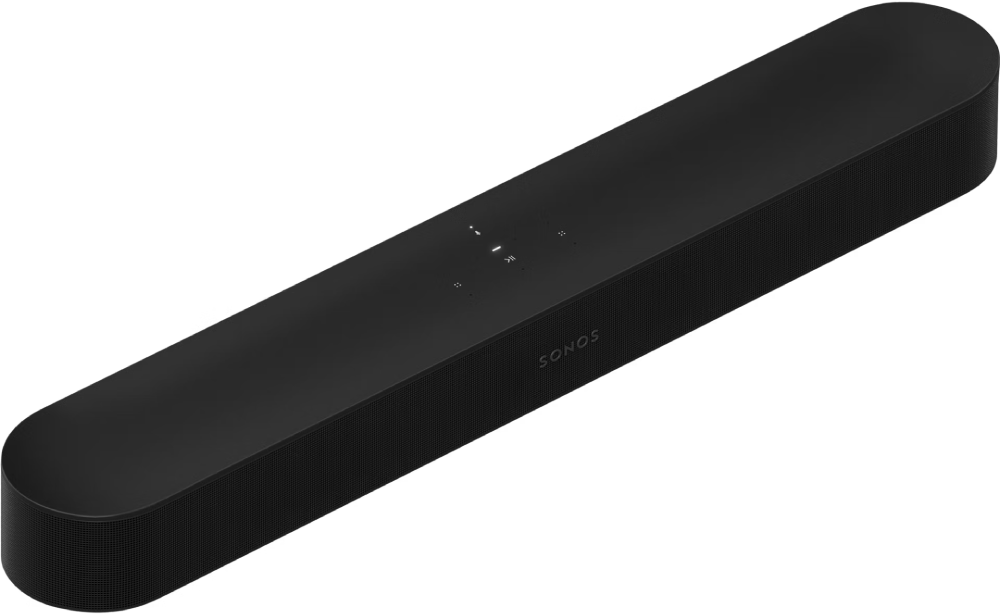 Sonos Beam (Gen 2) - Smart Soundbar with Dolby Atmos (Black) | Compact Home Theater