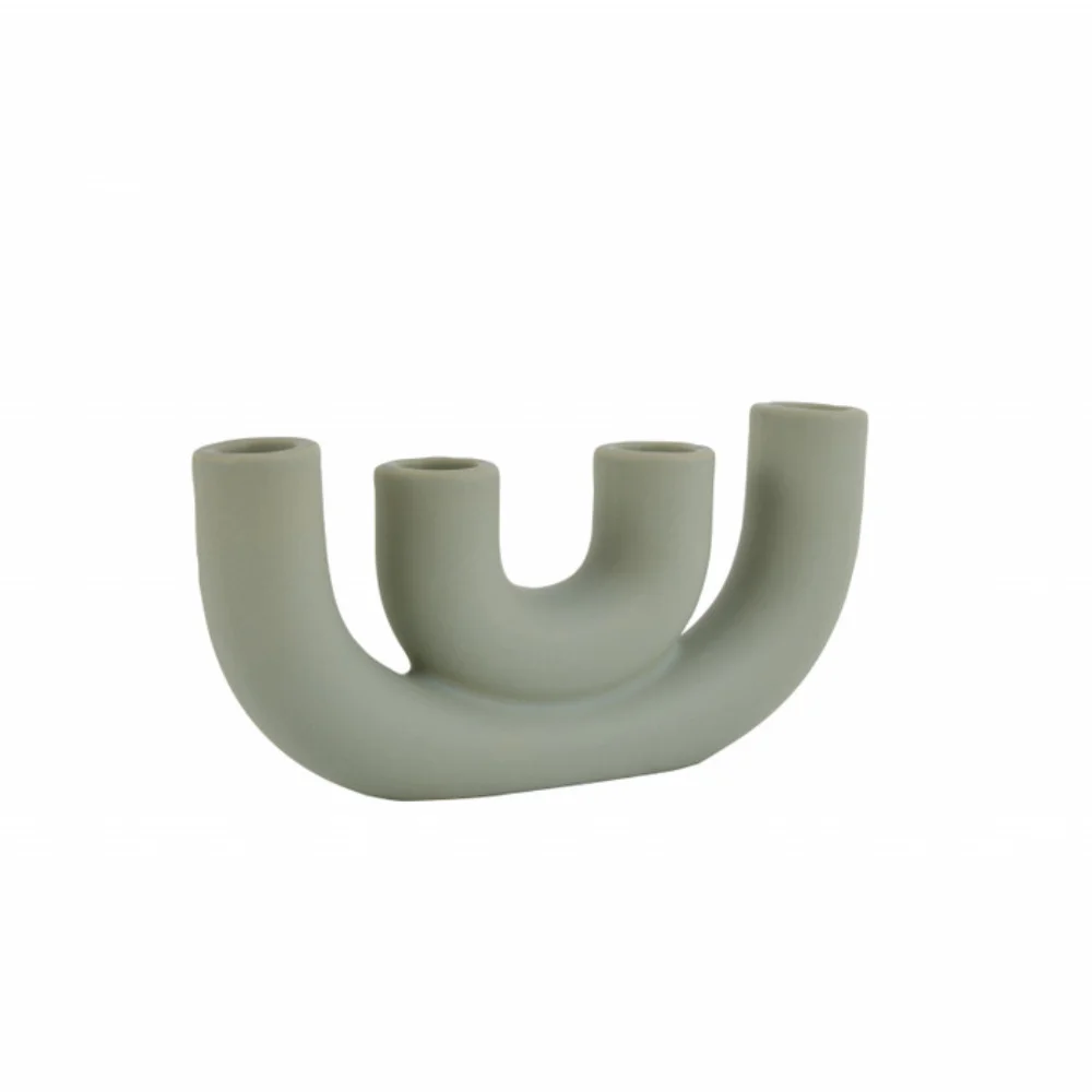 Karaca Home Martina 4 Decorative Candlestick Water [Green] | 300.23.01.0519
