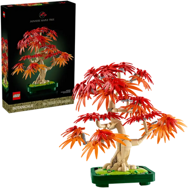 LEGO Japanese Red Maple Bonsai Tree - Botanical Display Model - 474 Pieces | 10348