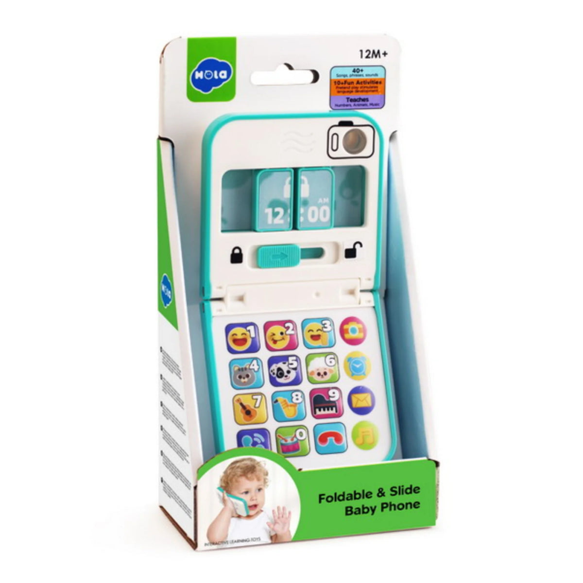 Hola Foldable & Slide Baby Phone - Interactive Learning Toy | HE8972