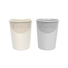 Twistshake 2x 170ml Cups – Gray & Beige | TWI78116