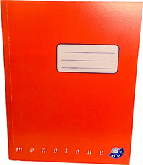 OPP Polypro 2 Lines Notebook - 165 × 210 mm, Red